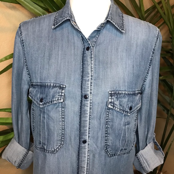 Rails Button Down Chambray Women’s Shirt - XS/S - Picture 10 of 16